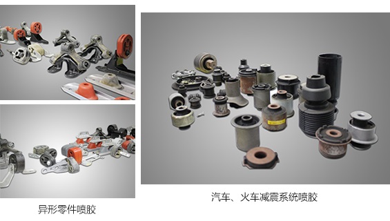 汽車零部件部品噴漆，噴膠生產(chǎn)線