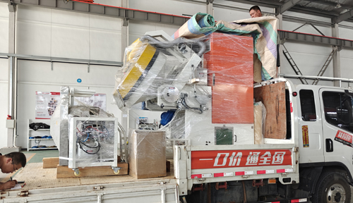 又一臺(tái)自動(dòng)滾噴機(jī)PR90發(fā)貨--重慶汽車零部件老客戶