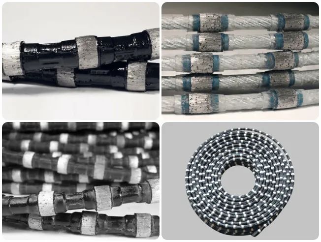 金剛石串珠繩鋸企業(yè)引進(jìn)自動滾噴機(jī)，效率起飛