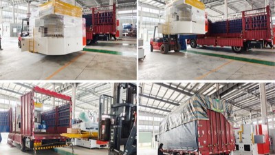 寧波汽車底盤部件客戶驗(yàn)收后 噴膠機(jī)正式發(fā)貨