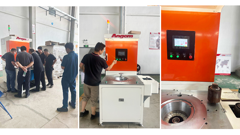 再獲信賴！襯套縮徑機(jī)順利通過(guò)湖南軌道交通設(shè)備客戶驗(yàn)收